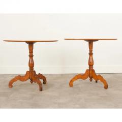 Pair of Dutch Satinwood Oval Tables - 2823934