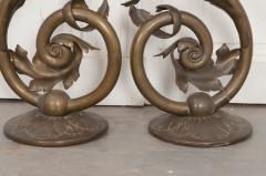 Pair of Early 19th Century Dutch Brass Wall Sconces - 1025275