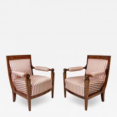 Pair of Early 19th Century Empire Armchairs - 4603246