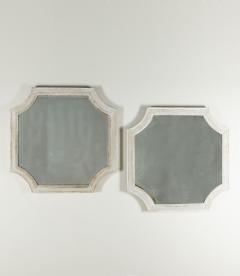 Pair of Early 20th Century English Painted Pine Mirrors - 4238374
