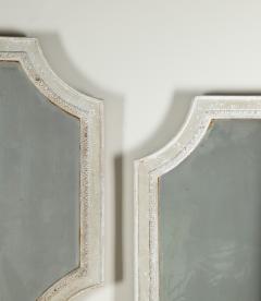 Pair of Early 20th Century English Painted Pine Mirrors - 4238376