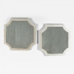 Pair of Early 20th Century English Painted Pine Mirrors - 4242047
