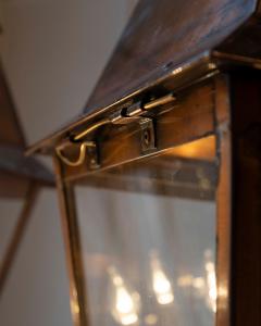 Pair of Early 20th Century French Copper Hanging Lanterns - 4402385