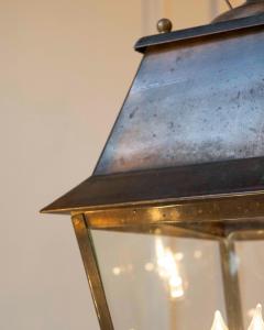 Pair of Early 20th Century French Copper Hanging Lanterns - 4402445