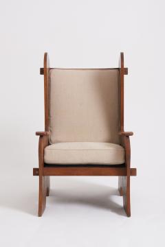 Pair of Early 20th Century Oak Armchairs - 4491734