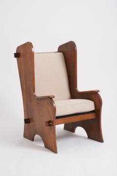 Pair of Early 20th Century Oak Armchairs - 4491737
