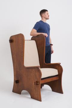 Pair of Early 20th Century Oak Armchairs - 4491739