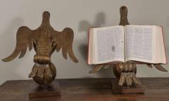 Pair of Early Book Stands Carved as Doves - 1475939