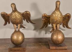 Pair of Early Book Stands Carved as Doves - 1475946