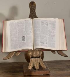 Pair of Early Book Stands Carved as Doves - 1475954