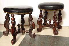 Pair of Early English Stools - 2122129