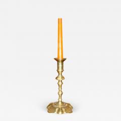 Pair of Early Queen Anne Brass Candlesticks - 2158228