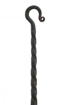 Pair of Early Two Tier Forged Iron Chandeliers - 4682426