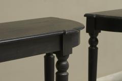 Pair of Ebonized Console Tables Early 19th Century - 4468290