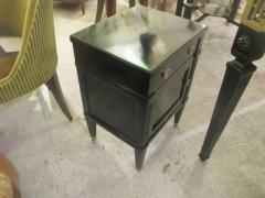Pair of Ebonized Louis XVI Style Nightstands - 342041