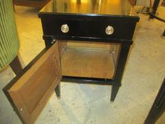 Pair of Ebonized Louis XVI Style Nightstands - 342042