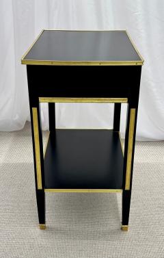 Pair of Ebony End Side Tables Night Tables Maison Jansen Style Hollywood - 2911799