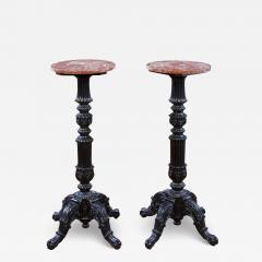 Pair of Ebony Pedestals - 3045303