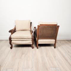 Pair of Edwardian Caned Club Chairs circa 1920 - 4650384