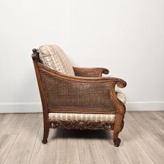 Pair of Edwardian Caned Club Chairs circa 1920 - 4650393