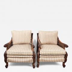 Pair of Edwardian Caned Club Chairs circa 1920 - 4650913