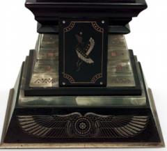 Pair of Egyptian Green Onyx and Black Marble Obelisks - 4200713
