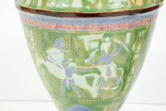 Pair of Egyptian Revival Ceramic Vases - 785769