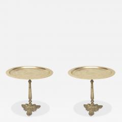 Pair of Egyptian Style Silver and Bronze Compotes - 4263238