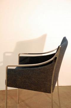 Pair of Elegant 1970s Chrome Armchairs - 953483