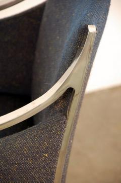 Pair of Elegant 1970s Chrome Armchairs - 953485