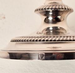 Pair of Ellis Barker Silver Plated Two Arm Candelabra England circa 1920  - 4214546
