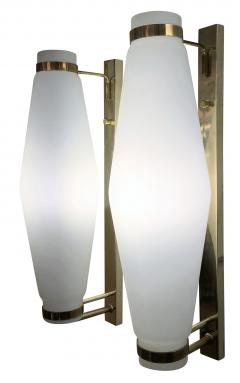 Pair of Elongated Italian Mid Century Sconces - 173597