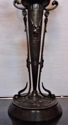 Pair of Empire 19th Century Bronze Candelabras Depicting Insects - 2980770