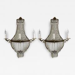 Pair of Empire Niermann Weeks Style Three Light Sconces by Timothy Oulton - 2988637