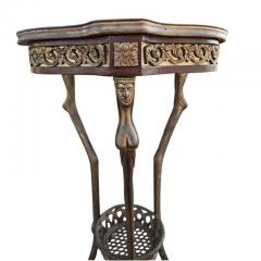 Pair of Empire Revival Hoof Foot Gueridon Tripode Tables - 2630562