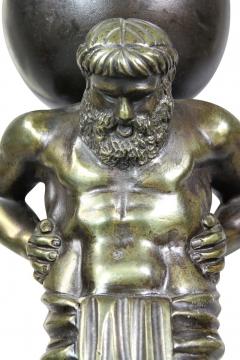 Pair of Empire Style Bronze Figural Table Lamps - 3740493