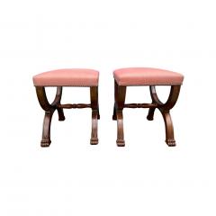 Pair of Empire Style Mahogany Benches - 3738841