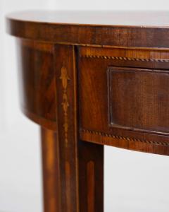 Pair of English 19th Century Demi Lune Side Tables - 4707218