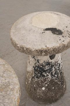 Pair of English 19th Century Staddle Stones - 1248577