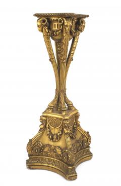 Pair of English Adam Gilt Ram Pedestals - 1437110