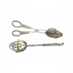 Pair of English Art Deco Asparagus Tongs - 4740734