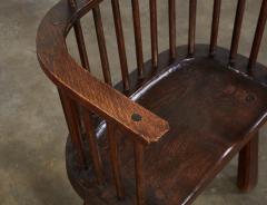 Pair of English Arts Crafts Windsor Armchairs c 1900 - 4598671