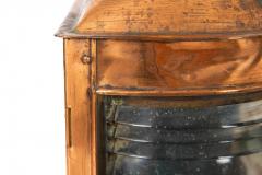 Pair of English Copper Ship s Starboard Port Ships Lanterns - 4499835
