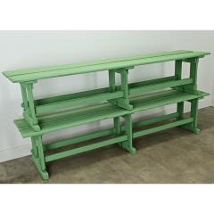 Pair of English Double Wide Garden Benches - 3696932