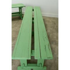 Pair of English Double Wide Garden Benches - 3697053