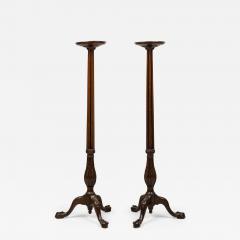 Pair of English George II Style Mahogany pedestals - 4682986