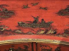 Pair of English George II Style Red Japanned Chests - 2990600