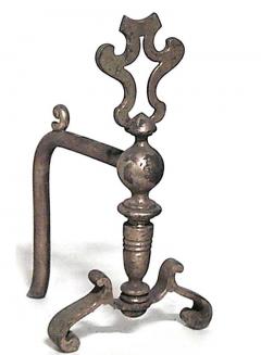 Pair of English Georgian Brass Andirons - 4673418