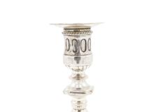 Pair of English Georgian Silver Plate Candlesticks - 4201009