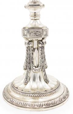Pair of English Georgian Silver Plate Candlesticks - 4201011
